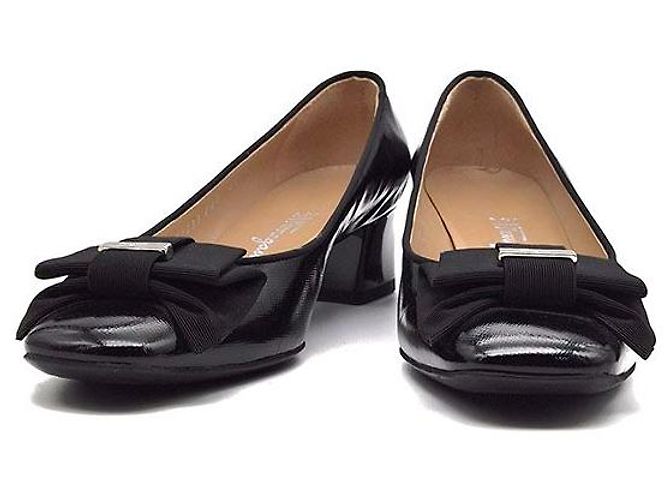 Salvatore Ferragamo Décolleté My Muse in vernice Nero - vista 2