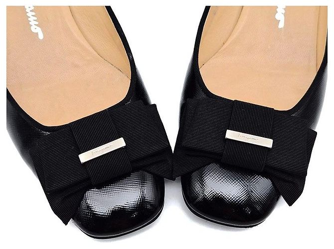 Salvatore Ferragamo Décolleté My Muse in vernice Nero - vista 4