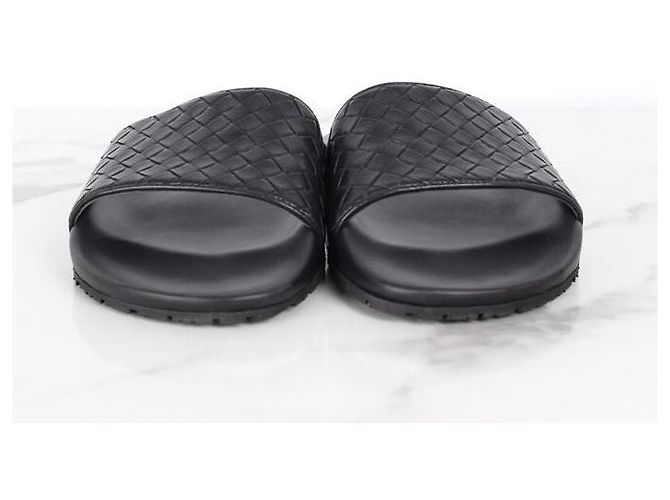 Bottega Veneta Mocassini in pelle Intrecciato Nero - vista 3