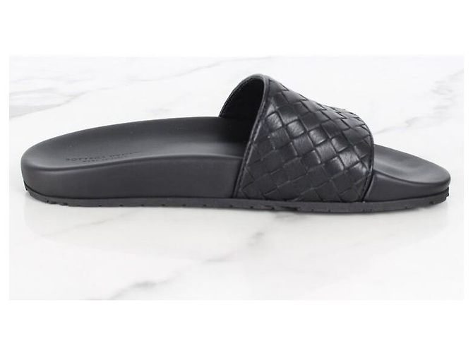 Bottega Veneta Mocassini in pelle Intrecciato Nero - vista 7