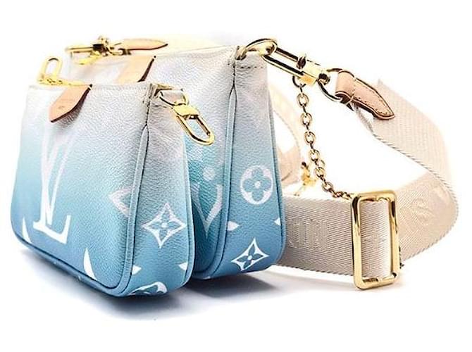 Multi Pochette Louis Vuitton Pochette Accessori Multi Monogram by the Pool Blu - vista 2