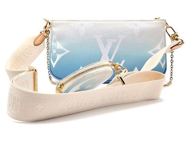 Multi Pochette Louis Vuitton Pochette Accessori Multi Monogram by the Pool Blu - vista 3