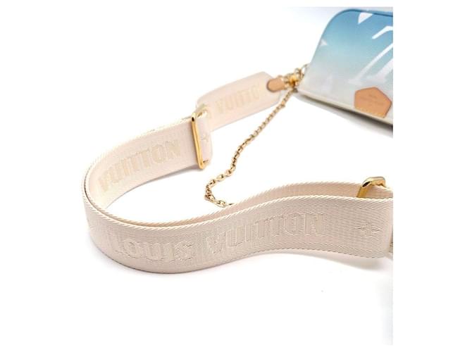 Multi Pochette Louis Vuitton Pochette Accessori Multi Monogram by the Pool Blu - vista 5