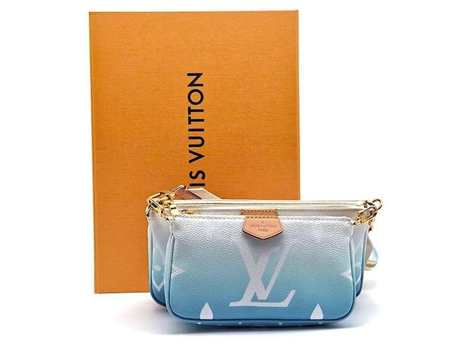 Multi Pochette Louis Vuitton Pochette Accessori Multi Monogram by the Pool Blu - vista 8