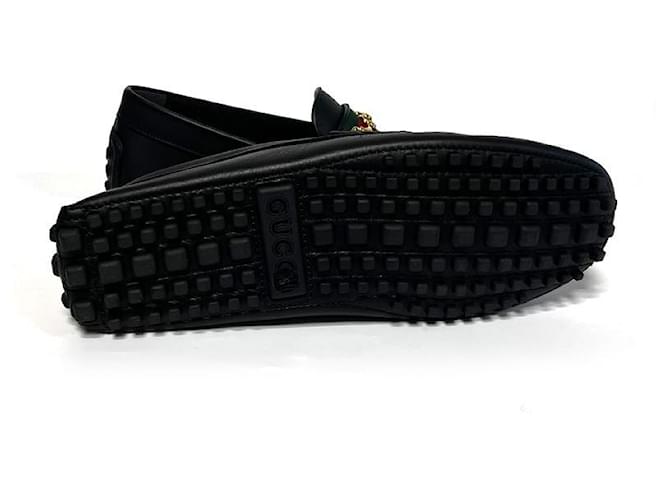 Gucci Scarpe da guida Web Black Multicolore - vista 3