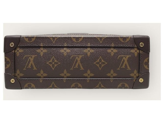 Louis Vuitton Monogram Damier Pattern PVC Chess Soft Trunk Bag Brown - view 8