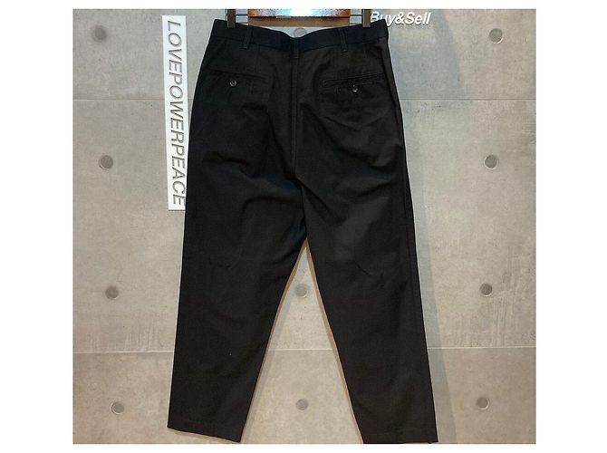 Comme Des Garcons Pantaloni ampi in cotone neri Nero - vista 2