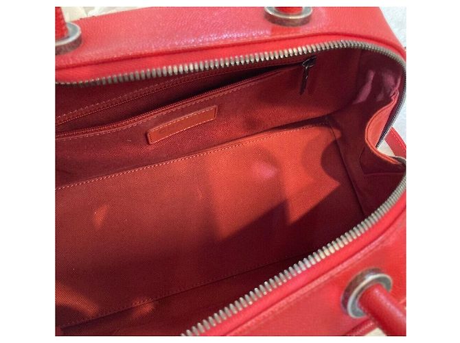 Chanel Borsa Bowling e Tote con manico Caviar Coco e Borsa a tracolla Small Red Rosso - vista 8