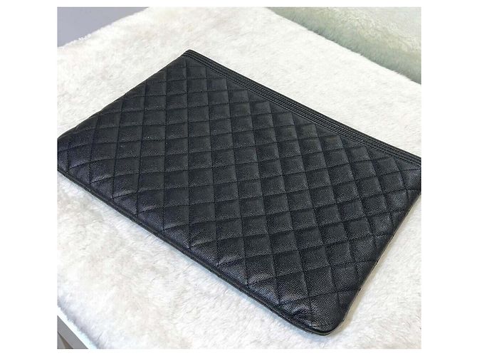Chanel Clutch Boy Large Vintage Silver Series Multicolore - vista 4
