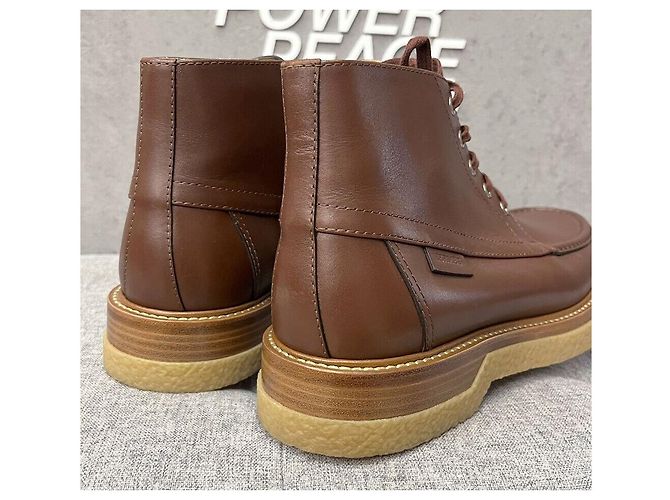 Hermès Denver Leather Ankle Boots Brown - view 5