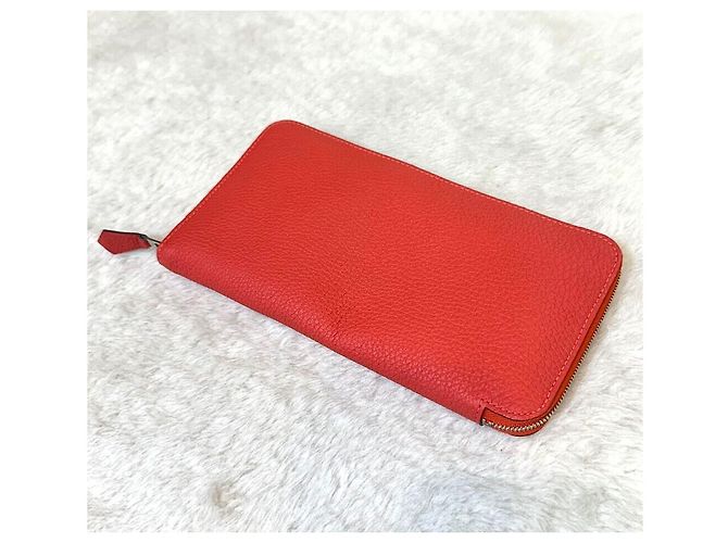 Hermès Guilty Wallet Azzap Zipper Long Wallet Rot - Ansicht 2