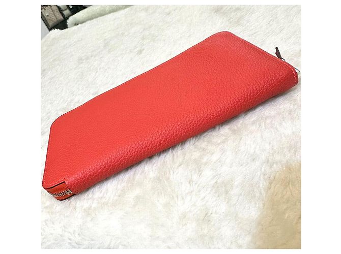 Hermès Guilty Wallet Azzap Zipper Long Wallet Rot - Ansicht 3