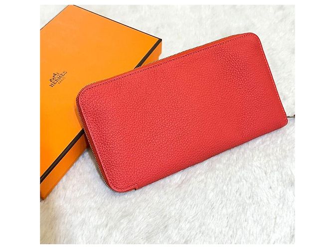 Hermès Guilty Wallet Azzap Zipper Long Wallet Rot - Ansicht 8
