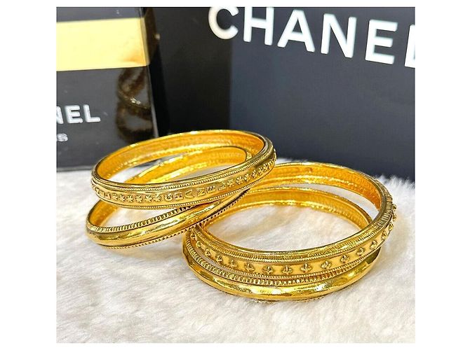 Bracciale Rigido Chanel Gold Vintage D'oro - vista 2