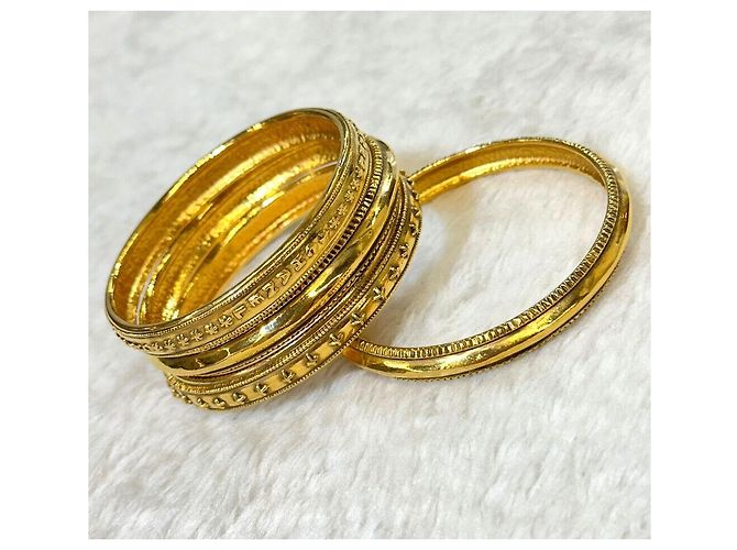 Bracciale Rigido Chanel Gold Vintage D'oro - vista 4