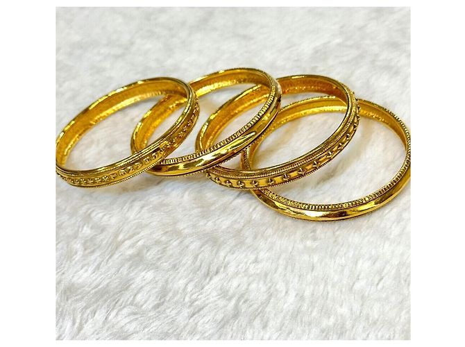 Bracciale Rigido Chanel Gold Vintage D'oro - vista 5