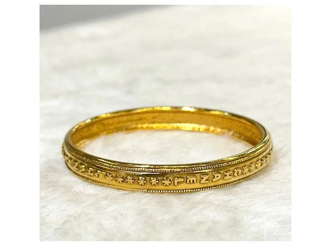 Bracciale Rigido Chanel Gold Vintage D'oro - vista 7