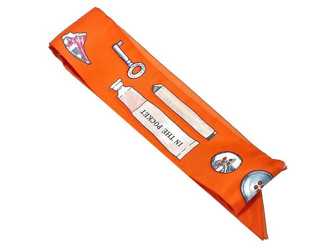 Hermès Twilly in seta In The Pocket - vista 5