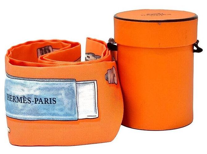 Hermès Twilly in seta In The Pocket - vista 7