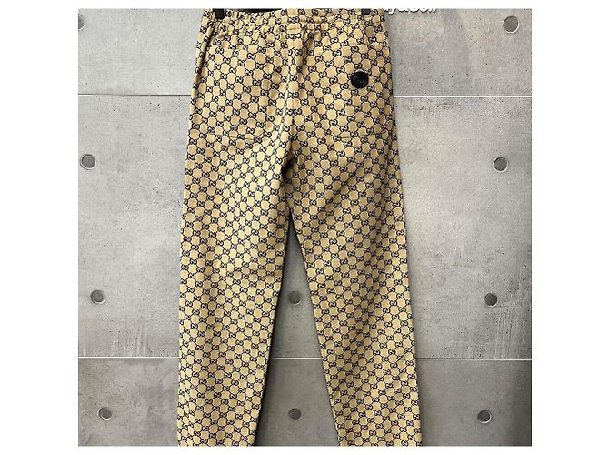 Gucci Interlocking GG Canvas Track Pants - view 3