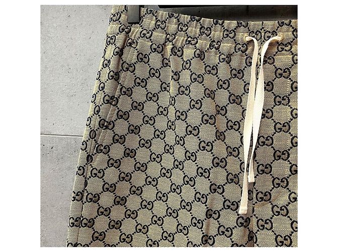 Gucci Interlocking GG Canvas Track Pants - view 4