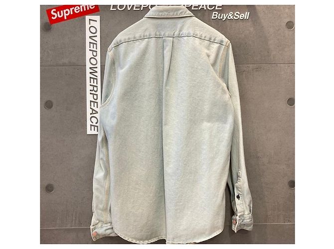 Camicia in denim Acne BLÅ KONST ROAD Pocket Light Blue - vista 2