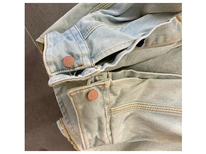 Camicia in denim Acne BLÅ KONST ROAD Pocket Light Blue - vista 5