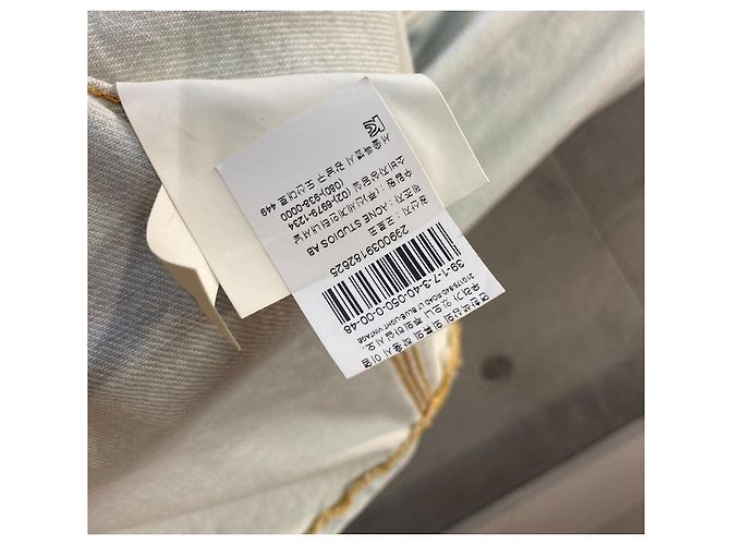 Camicia in denim Acne BLÅ KONST ROAD Pocket Light Blue - vista 6