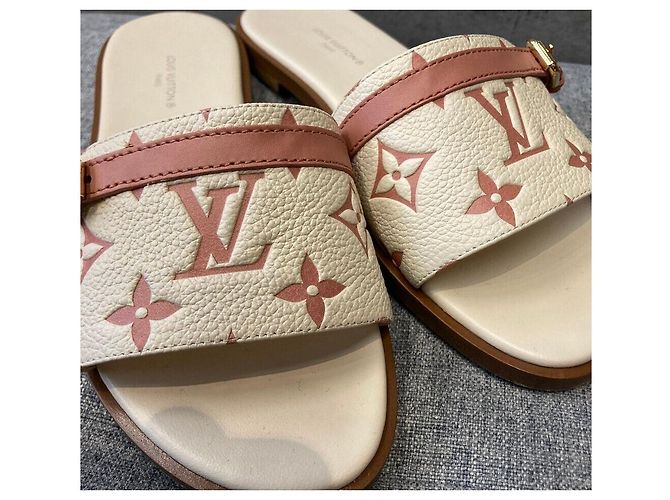 Louis Vuitton Sandalo Mule Monogram Sandal Slide Pink Rosa - vista 5