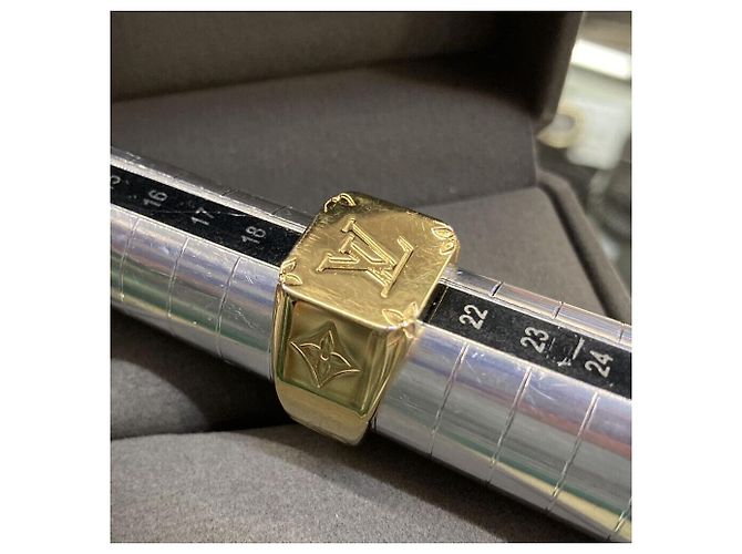 Louis Vuitton Anillo Sello Monograma Castaño - vista 5