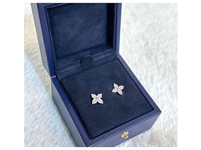 Louis Vuitton Set di orecchini Idylle Blossom in diamante e oro bianco - vista 5