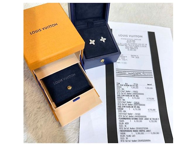 Louis Vuitton Set di orecchini Idylle Blossom in diamante e oro bianco - vista 6