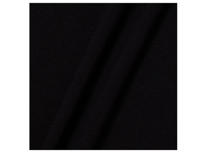 Moncler Polo in cotone con patch logo Nero - vista 10