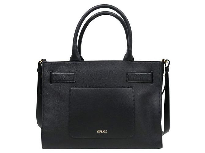 Versace Borsa a tracolla Medusa nera - vista 3