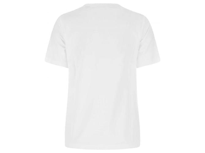 Burberry Baumwoll-T-Shirt Weiß - Ansicht 4