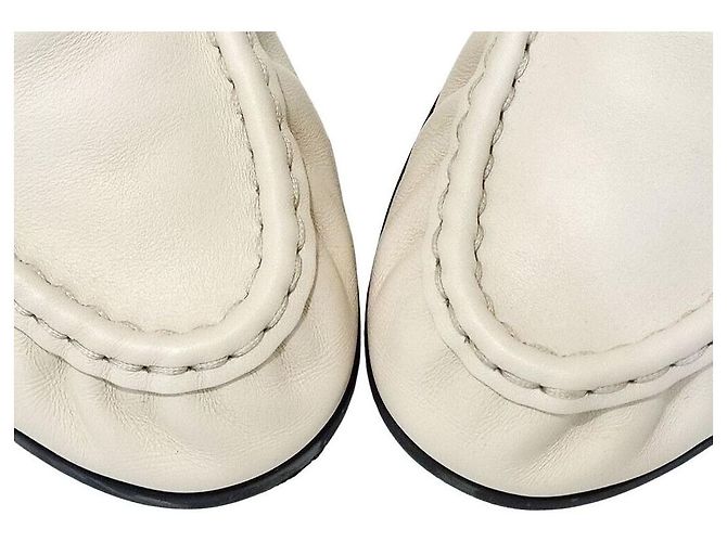 Tod's Mocassini in pelle Bianco - vista 3