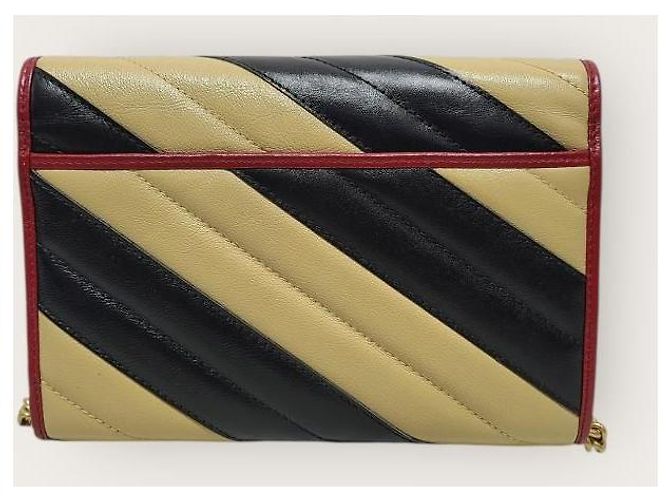 Gucci Borsa a tracolla GG Marmont Matelassé Multicolor con catena Multicolore - vista 6