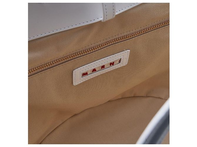 Marni Große Raffia-Tote-Bag mit Logo für Damen Orange - Ansicht 10