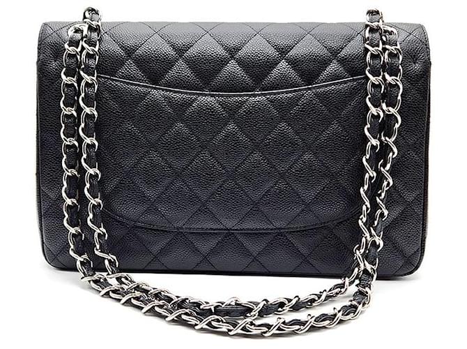 Chanel Caviar Classic Jumbo Nero - vista 3
