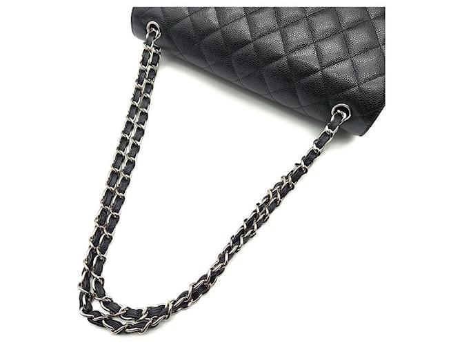 Chanel Caviar Classic Jumbo Nero - vista 5