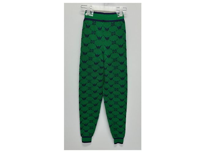 Gucci Adidas Jacquard-Woll-Crop-Strick Mehrfarben - Ansicht 5