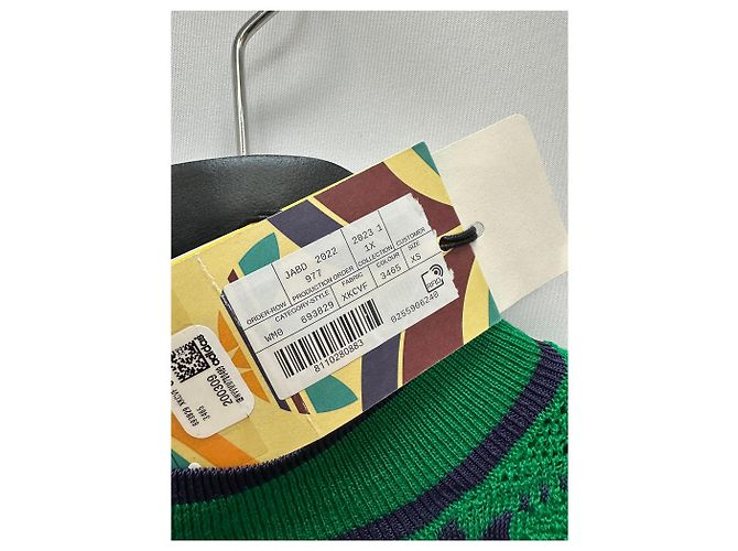 Gucci Adidas Jacquard-Woll-Crop-Strick Mehrfarben - Ansicht 7