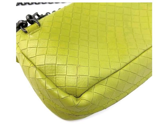 Bottega Veneta Lime Schultertasche - Ansicht 10