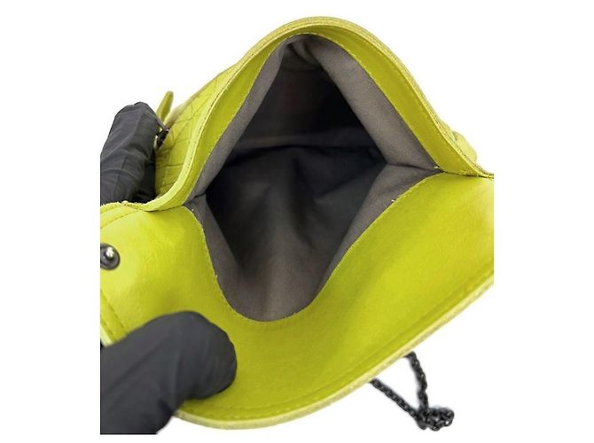 Bottega Veneta Lime Schultertasche - Ansicht 7