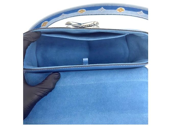 Louis Vuitton Blue Twist MM Azul - vista 7
