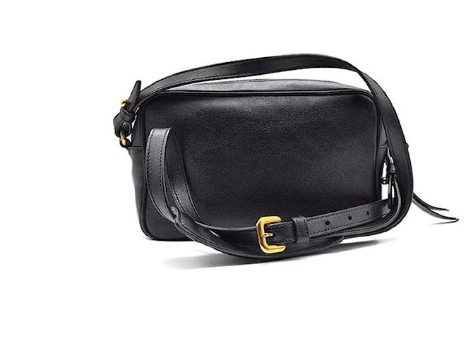 Prada Borsa fotocamera Vitello Nero - vista 3
