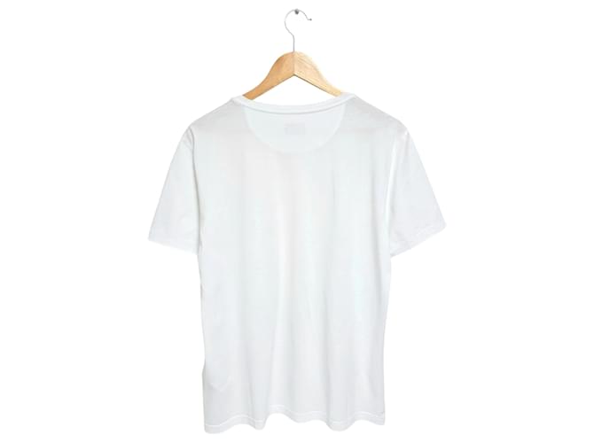 Fendi Kurzarm-T-Shirt mit Logo-Patch Weiß - Ansicht 2