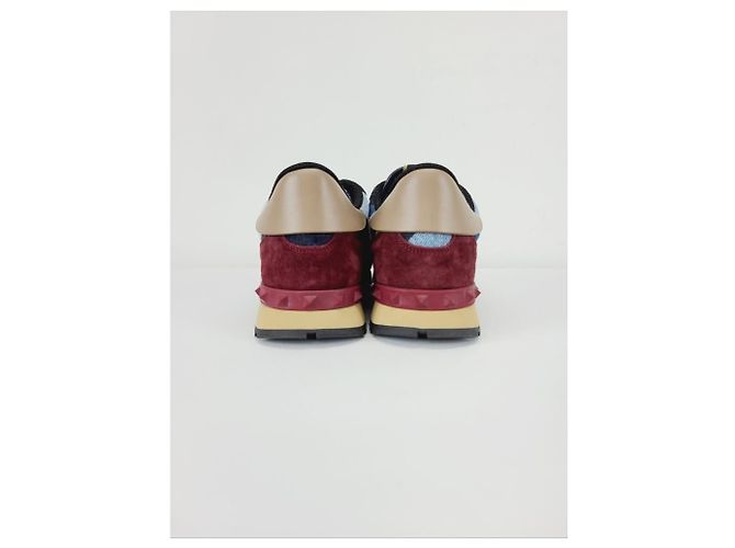 Valentino Denim Camo Rockstud Sneaker Blau - Ansicht 5