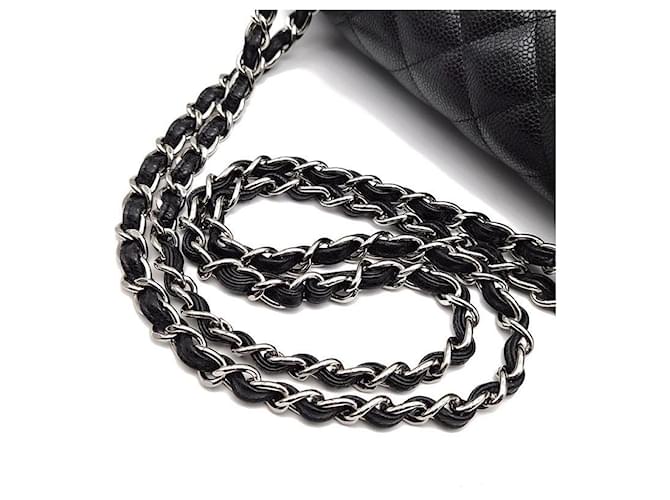 Chanel Caviar Classic Jumbo Nero - vista 5