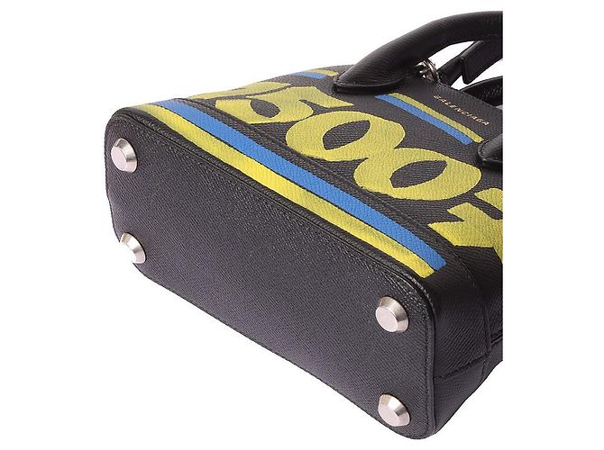 Balenciaga Borsa a tracolla Graffiti Billtop Handle Nero - vista 4